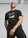 Siyah Erkek Bisiklet Yaka Normal Kalıp T-Shirt 62299401 BMW MMS Car Graphic Tee II