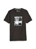 Siyah Erkek Bisiklet Yaka Normal Kalıp T-Shirt 62299401 BMW MMS Car Graphic Tee II