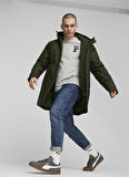 Puma Yeşil Erkek Dik Yaka Regular Fit Mont 67537931 Hooded Padded Parka