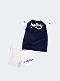 Puma Mavi Erkek Çocuk Bisiklet Yaka Kısa Kollu Düz Forma 77200401 FSK Home Babykit