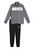 Puma Poly Suit Erkek Eşofman Takımı Gri Siyah S-XXL 