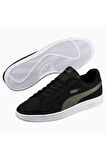 Puma Smash 3.0 Buck Erkek Siyah Olive Spor Ayakka 392336-07 