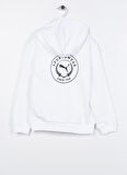 Puma Düz Erkek Çocuk Beyaz Sweatshırt 67995801 Boy s HOODIE TR