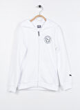 Puma Düz Erkek Çocuk Beyaz Sweatshırt 67997002 Boy s FZ HOODIE TR