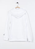 Puma Düz Erkek Çocuk Beyaz Sweatshırt 67997002 Boy s FZ HOODIE TR