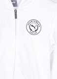 Puma Düz Erkek Çocuk Beyaz Sweatshırt 67997002 Boy s FZ HOODIE TR