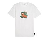 Puma Graphics Puma Spritz Tee Erkek Günlük Tişört 62541402 Beyaz