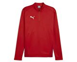 Puma Teamgoal Training 1/4 Zıp Top Erkek Futbol Antrenman Sweatshirts 65862901 Kırmızı