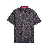 Puma CLOUDSPUN Paisley Polo Tshirt / Erkek Şal Baskılı Golf Tshirt