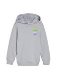 Puma Baskılı Erkek Gri Sweatshırt 62482663-PUMA X TROLLS Hoodie