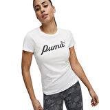 Essential+ Kadın Beyaz Günlük Stil T-Shirt 67931502