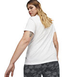 Essential+ Kadın Beyaz Günlük Stil T-Shirt 67931502