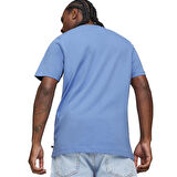 Bmw Mms Erkek Mavi Günlük Stil T-Shirt 62416005