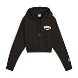 Puma Kadın Hoodie Team Cropped