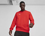 Puma Teamgoal Casuals Crew Neck S Erkek Futbol Sweatshirts 65859201 Kırmızı