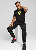 Puma 62380501 Ferrari Race Big Shield T Siyah Yuvarlak Yaka Regular Fit Baskılı Erkek T-Shirt