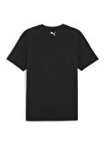 Puma 62380501 Ferrari Race Big Shield T Siyah Yuvarlak Yaka Regular Fit Baskılı Erkek T-Shirt