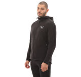 678995-01 Puma Evostrıpe Full-Zip Hoodie Erkek Ceket Siyah