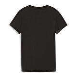 Classics Shiny Logo Kadın Siyah Günlük Stil T-Shirt 62559701