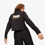 Puma Team Half Zip Crew Kadın Bej Sweatshirt