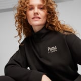 Puma Team Half Zip Crew Kadın Bej Sweatshirt