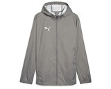 Puma Teamfinal Allweather Jkt Erkek Futbol Antrenman Yağmurluk 65859913 Gri
