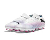 Puma FUTURE 7 PRO+ FG/AG Unisex Çim Zemin Kramponu 10770501 Beyaz