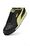 Puma Erkek Siyah-Sarı Roma Basic Sneaker Ayakkabı 36957153