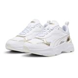 Puma Cassia Metallic Shine Gold Beyaz Kadın Sneaker