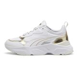 Puma Cassia Metallic Shine Gold Beyaz Kadın Sneaker
