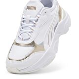 Puma Cassia Metallic Shine Gold Beyaz Kadın Sneaker