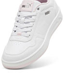 Puma Court Classy Beyaz-Pembe Kadın Günlük Ayakkabı