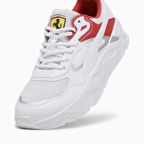 Puma Ferrari Trinity-P White-P Silver-Rosso Corsa Erkek Sneaker