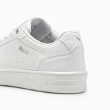 Puma Court Classy Beyaz-Gümüş Kadın Günlük Ayakkabı