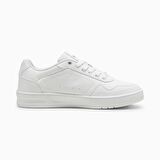 Puma Court Classy Beyaz-Gümüş Kadın Günlük Ayakkabı