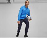 Puma Teamgoal Casuals Hooded Erkek Futbol Ceketi 65859502 Mavi
