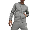 Puma Teamgoal Casuals Hooded Erkek Futbol Ceketi 65859533 Gri