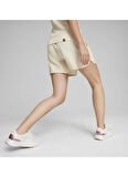 Puma 67870187 HER Shorts Beyaz Kadın Lastikli Bel Şort