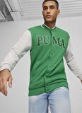 Puma 67897186 PUMA SQUAD Track Jacket Yeşil Erkek Kapüşon Yaka Regular Fit Sweatshirt