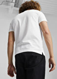 Puma 62415402 BMW MMS Polo PUMA White Beyaz Polo Yaka Regular Fit Düz Erkek T-Shirt