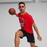 Puma The Hooper Tee 1 KIRMIZI Erkek Tshirt