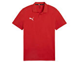 Puma Teamgoal Casuals Polo Erkek Futbol Antrenman Tişörtü 65860501 Kırmızı