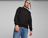 Puma Ferrari Race Big Shield Crew Erkek Günlük Sweatshirt 62380201 Siyah