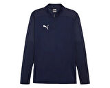 Puma Teamfinal Training 1/4 Zip Erkek Futbol Antrenman Uzun Kollu Üst 65855106 Lacivert