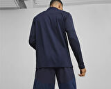 Puma Teamfinal Training 1/4 Zip Erkek Futbol Antrenman Uzun Kollu Üst 65855106 Lacivert