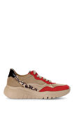53451 Gabor Kadın Leopar Detaylı Sneaker Ayakkabı 4.0-7.5