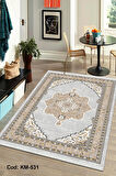 Pamuk Dokuma Taban Kaymaz Yıkanabilir Klasik Desenli  Salon Halısı Mutfak Halısı Koridor Halısı