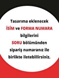 Sarı Kırmızı Aslan Seramik Kupa Kişiye Özel İsimli ve Numaralı Taraftar Baskılı Hediye Kupa Bardak