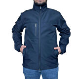 Erkek Softshell Kışlık Outdoor Fermuar cepli İçi şardonlu Rüzgar ve Su geçirmez Mont