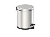 İzmir Fırça Luna 3  lt. paslanmaz pedallı  çöp kovası - 4100559486
